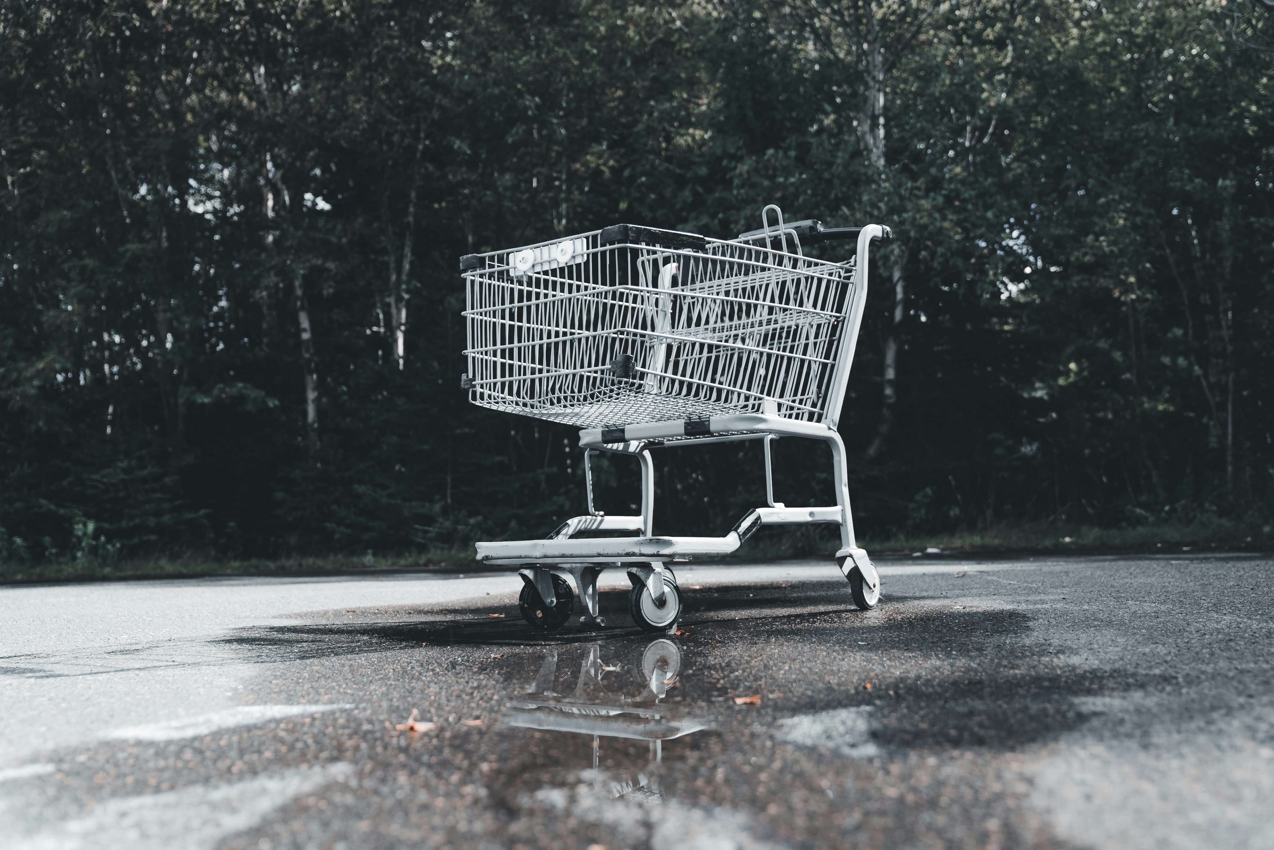 Abandoned shopping cart